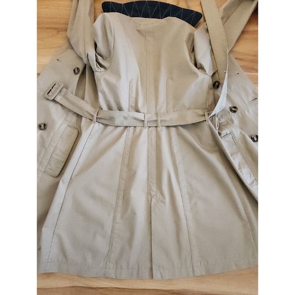 Topshop Double Breasted Trench Coat SZ 2 - Picture 11 of 11